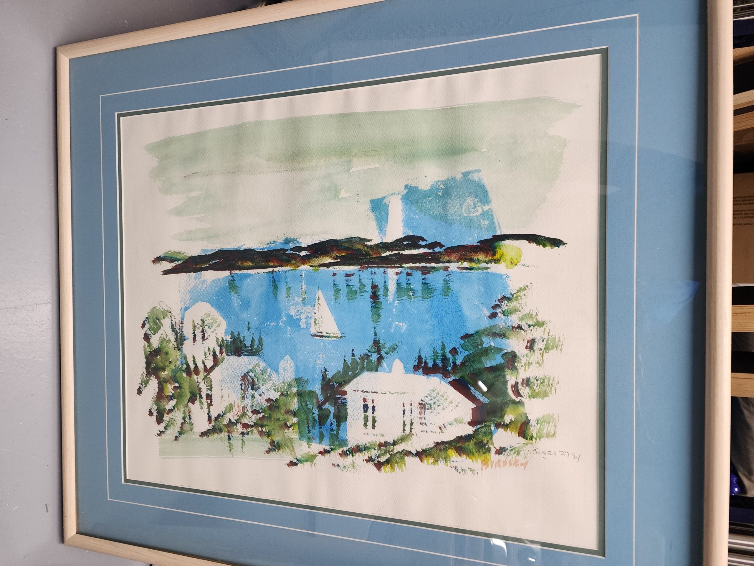 Alfred Birdsey Original – Bermuda Harbour View