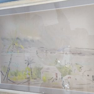 Alfred Birdsey Original – Palm Trees & Coastal View