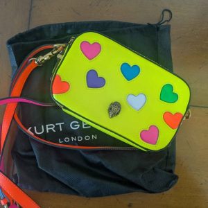 Kurt Geiger Neon Heart Crossbody — Like New with Dust Bag