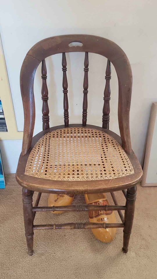 Vintage Wooden Chairs – Set of 2