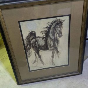 Framed Horse Art Prints – Set of Two