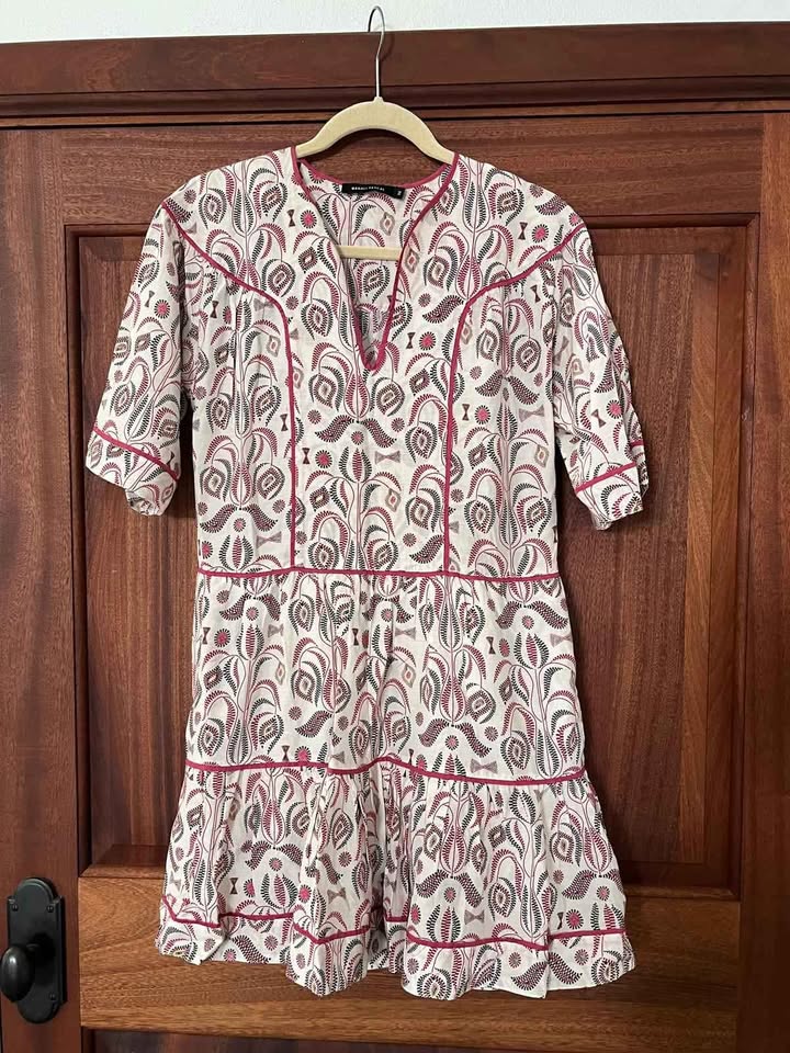 Magali Pascal Boho Printed Cotton Dress – XS