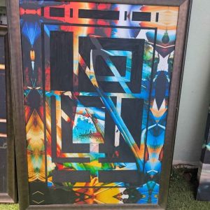 Scott Stallard Original – “Fractured Geometry” – Photography Ink on Canvas