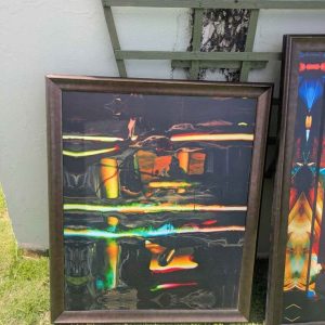 Scott Stallard Original – “Nocturne Refractions” – Printers Ink Painting