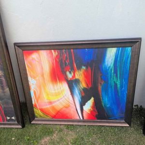 Scott Stallard Original – “Fire & Frost” – Printers Ink Painting