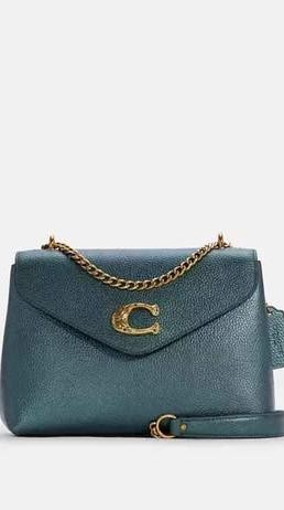 Coach Tammie Shoulder Bag – Teal Green