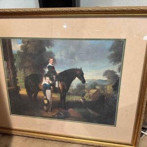 "Portrait of Two Boys” After George Chinnery – Framed Print