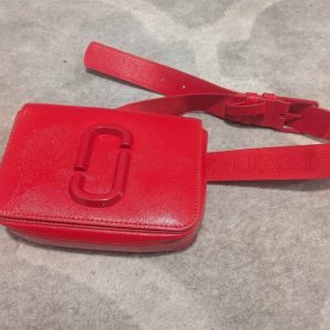 Marc Jacobs Red Snapshot DTM Crossbody