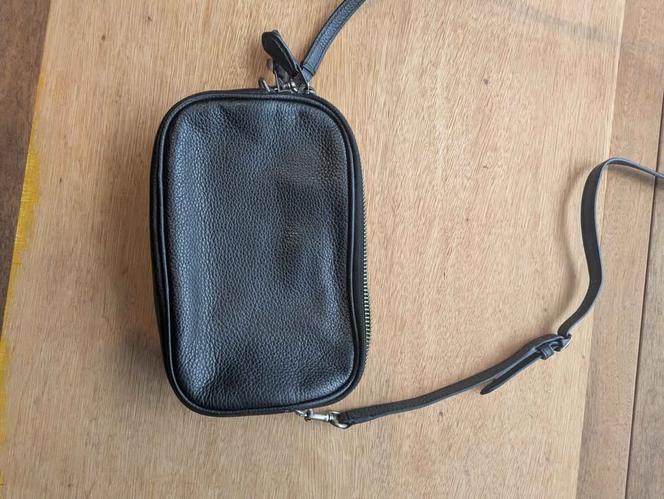 Coach Black Studded Double-Zip Crossbody Bag - Image 2