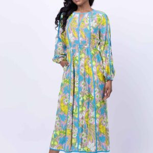 Diane von Furstenberg DVF Tropical Print Dress – Size L