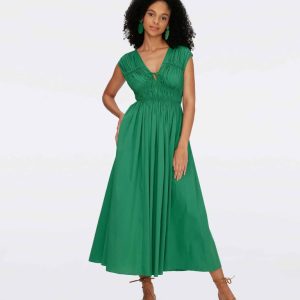 Diane von Furstenberg Gillian Dress – Signature Green | Size L
